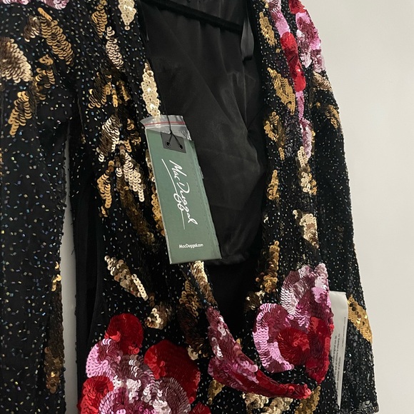 Max Duggal Florian sequined evening gown - Picture 3 of 5